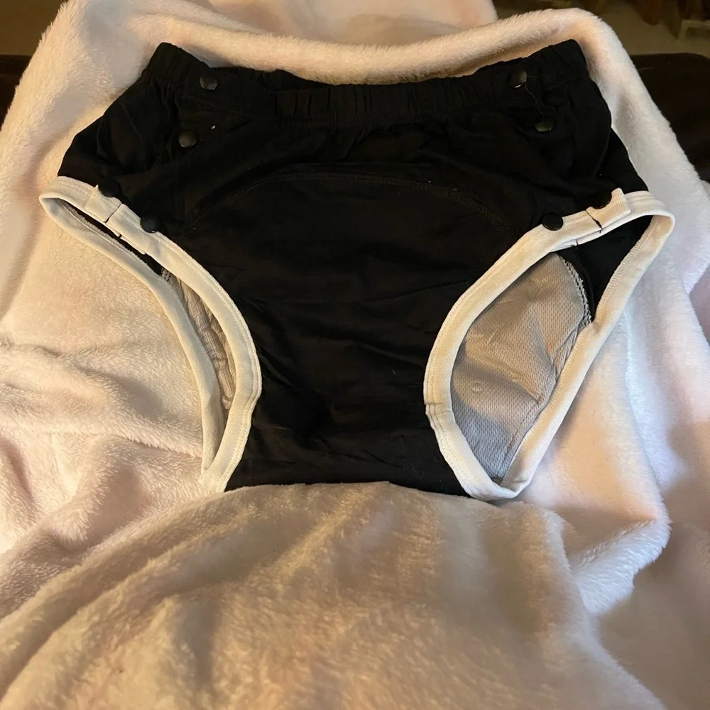 Kids Black and White Swim Diaper